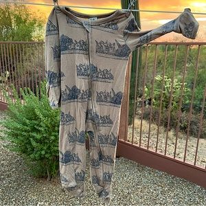 Kate Quinn 6-9 Months Onesie Footie Pajamas Lenzing Modal Bunny